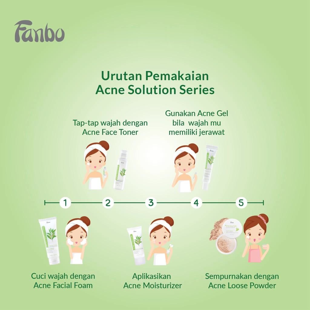 ★ BB ★ Fanbo Acne Solution Gel 20g - Krim Totol Atasi Jerawat