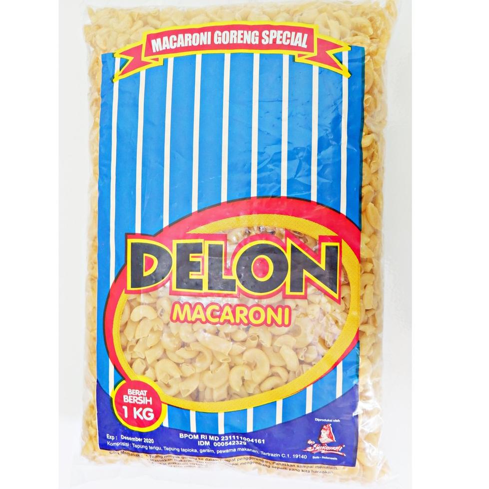 

10.10 sale MAKARONI GORENG DELON BANTET 1 KG - ECERAN !!