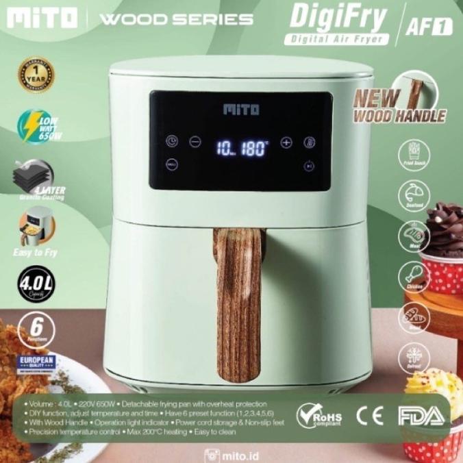 Discount Mito AF 1 Air Fryer Penggorengan Elektrik Alat Menggoreng Tanpa Minyak /PERALATAN MASAK SET