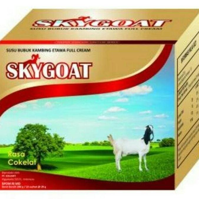 

BEST SALES SKYGOAT SUSU KAMBING ETAWA BUBUK FULL CREAM | SKY GOAT RASA COKELAT LIMITED EDITION