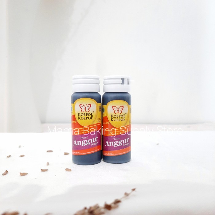 

KOEPOE Kupu Kupu Perisa Aroma Pasta ANGGUR Grape Kupu Kupu Paste 25 ml
