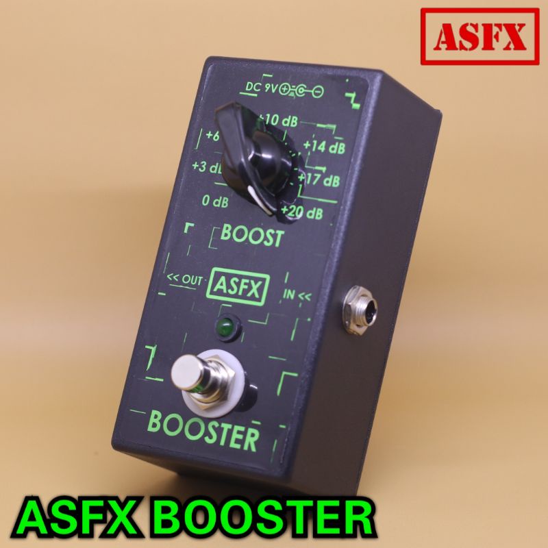 Efek gitar booster ASFX murah guitar pedal boost AS Effect stompbox