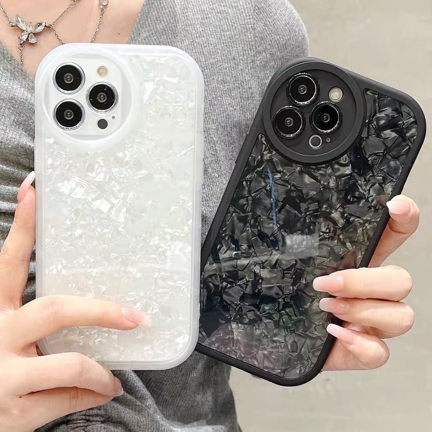 Case Pelindung Lensa Kamera Motif Marmer Tahan Banting Untuk iPhone 7 8 Plus 11 13 12 14 Pro MAX 6 6s XR XS MAX SE 2020