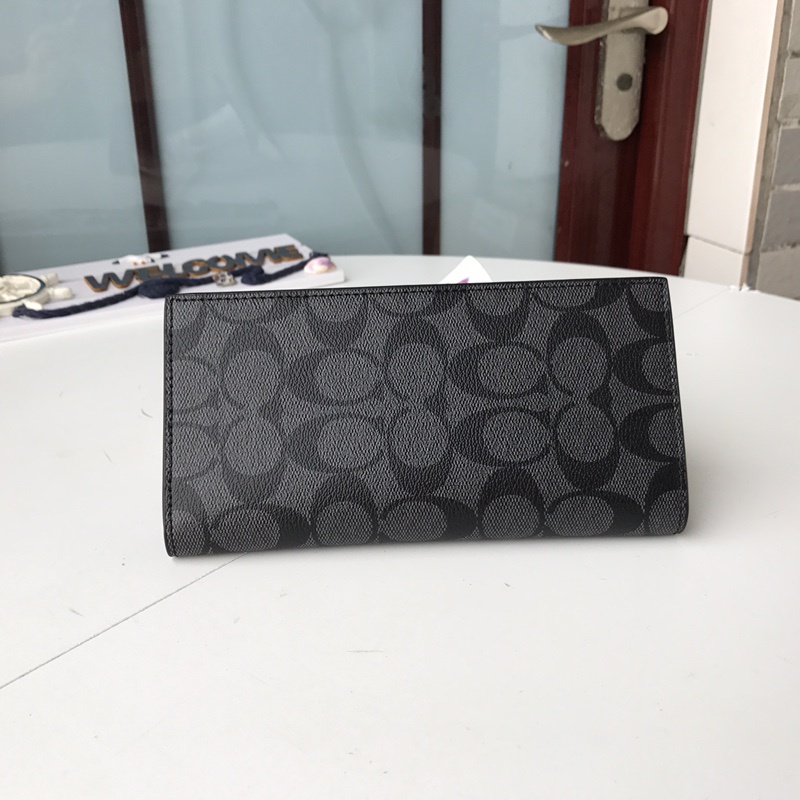 [shopee live]74599  coach women wallet long style zip purses  qianbap