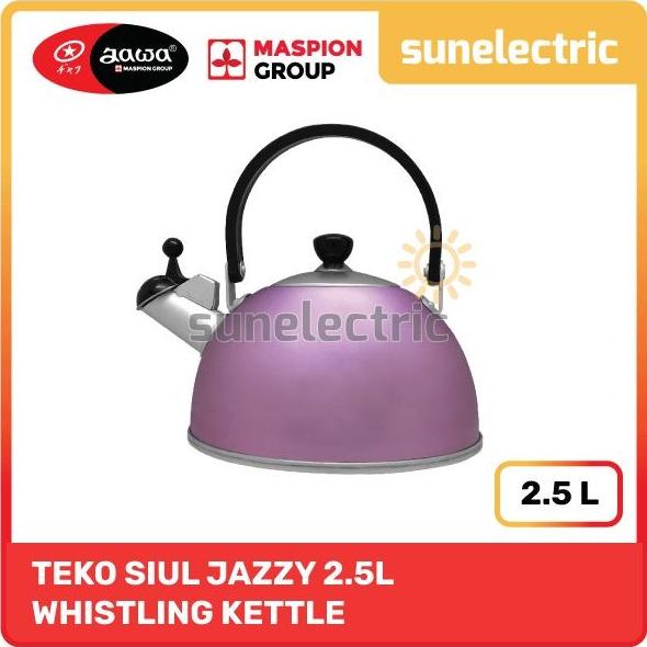 BISA COD Maspion Teko Siul 2,5 Liter Jazzy/Teko Masak Bunyi Siul - Multi Colour /PERALATAN MASAK SET