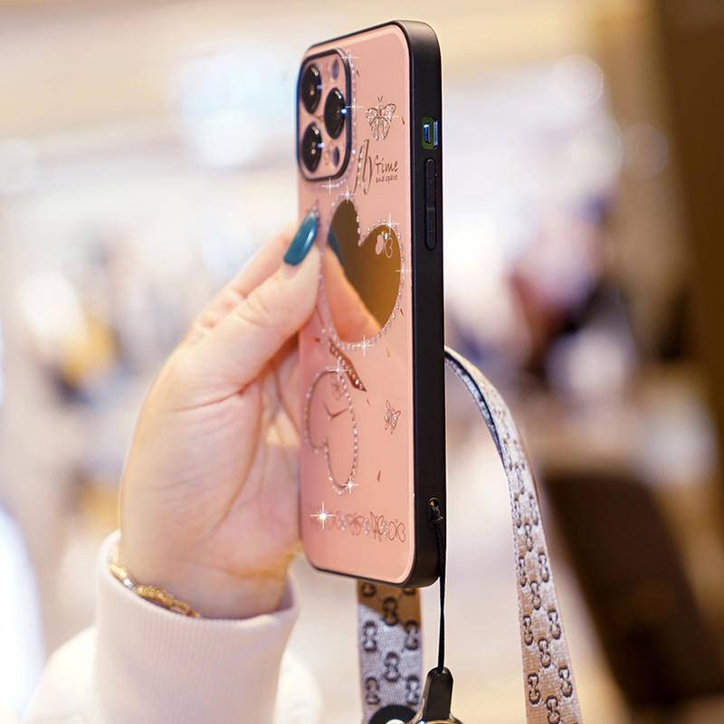 Casing soft case Huawei P30 P40 Pro Mate 30 40 Pro Mate30 Mate40 Aksen Cermin Berlian Imitasi