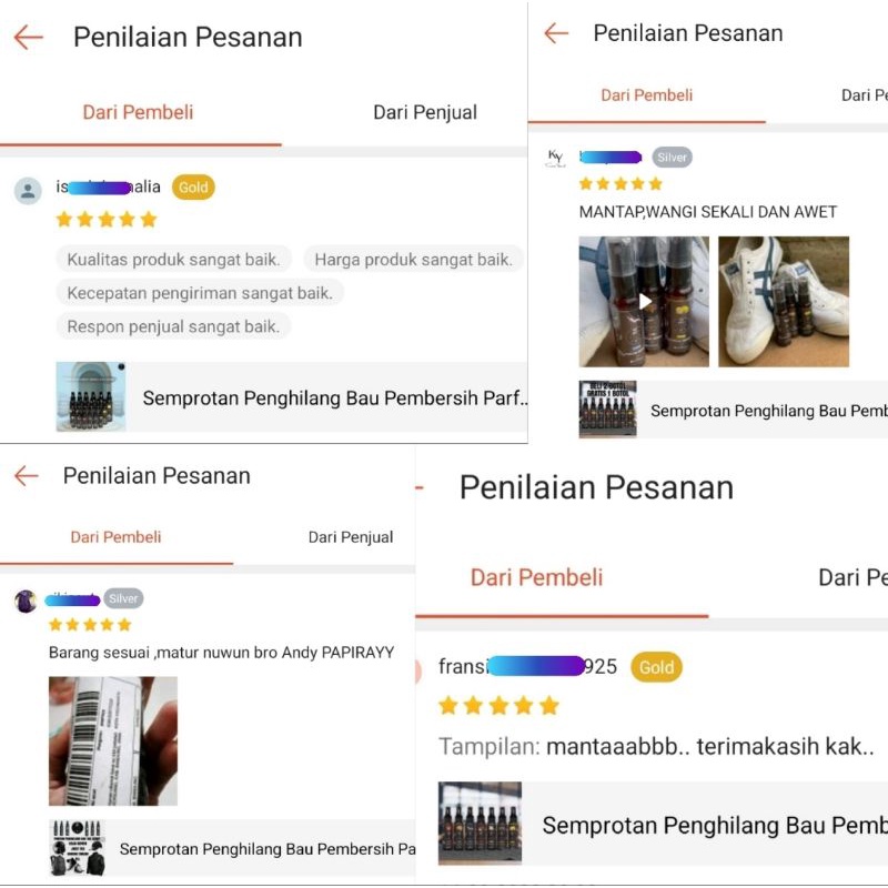 Semprotan Penghilang Bau Pembersih Parfum Sepatu Helm Jaket Tas Sarung Tangan / Anti Bau / Bakteri Pengharum Pewangi Perawatan Wangi 100ml