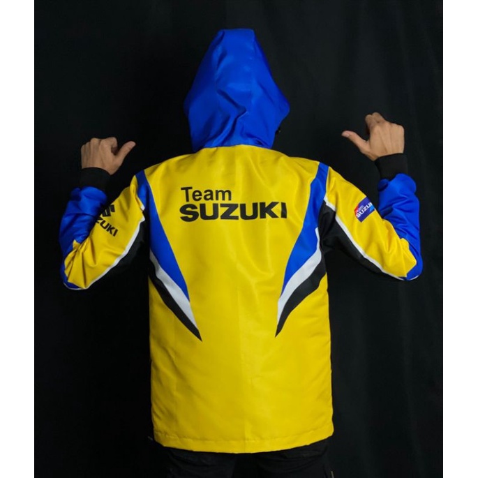 WATERPROOF JAKET VINTAGE TEAM SUZUKI 90S