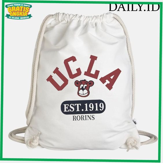 TAS BRANDED IMPORT KOREA / TAS SERUT KANVAS MOTIF LOGO UNISEX