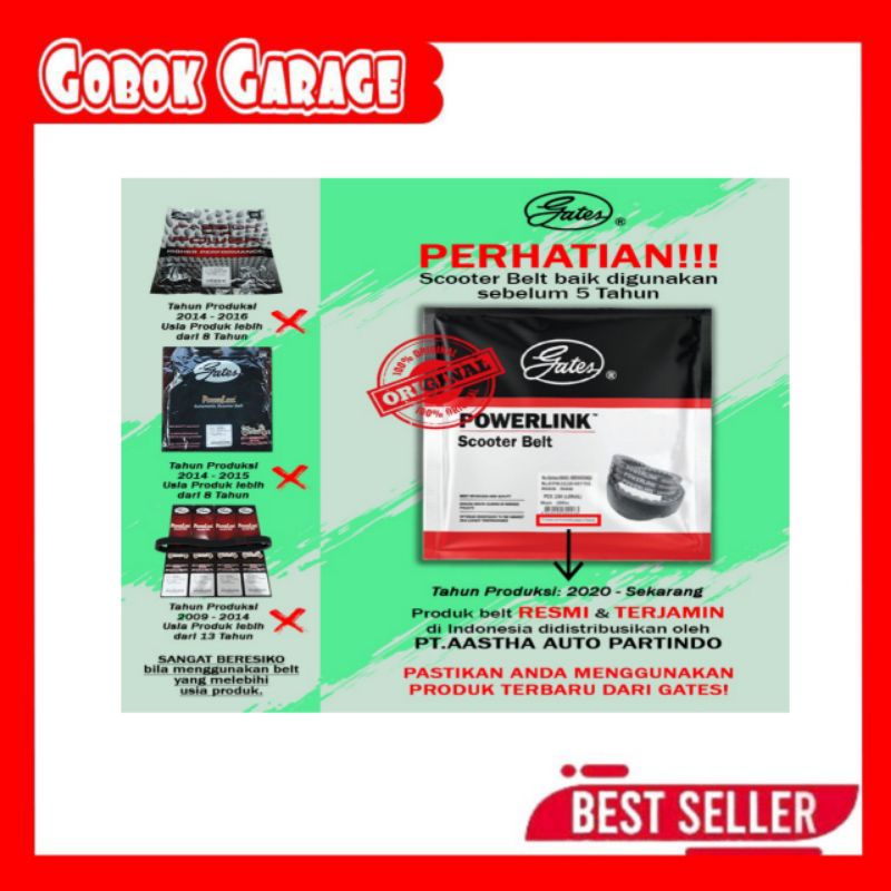 VANBELT GATES V-BELT RACING VANBELT ADV KODE K97