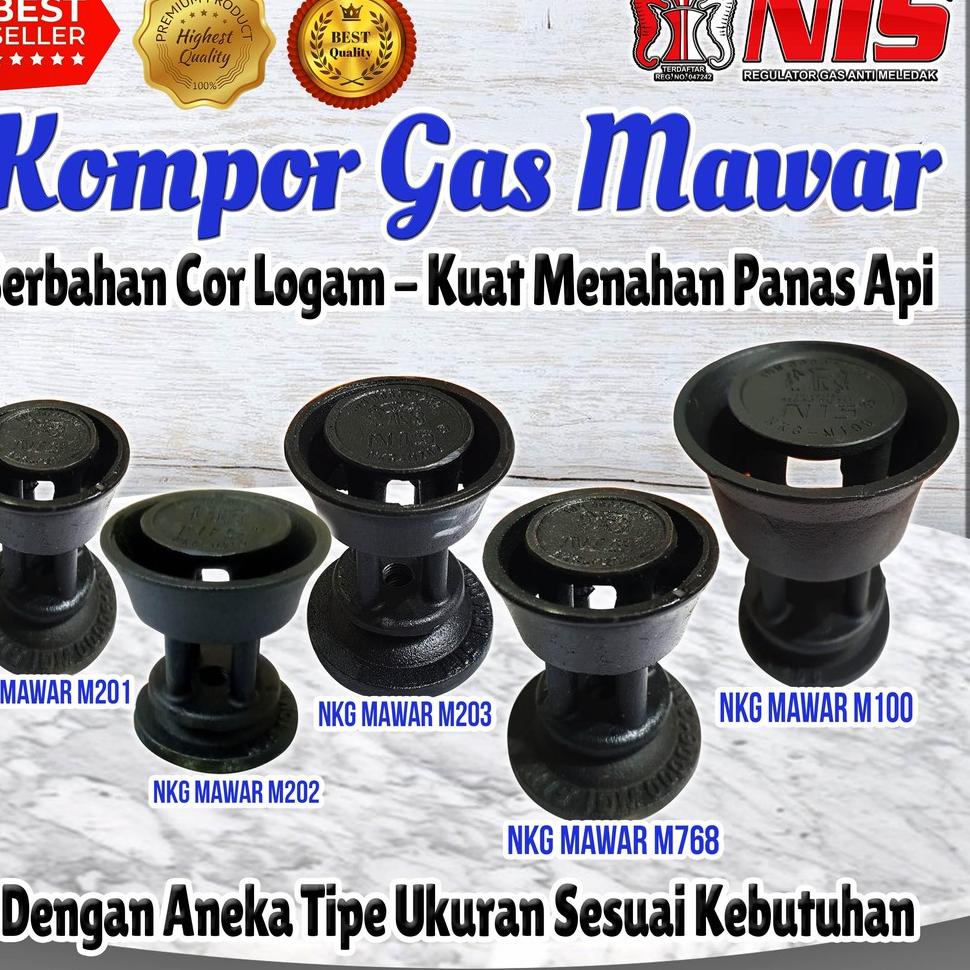 Bisa COD KOMPOR GAS MAWAR NIS M201 murah