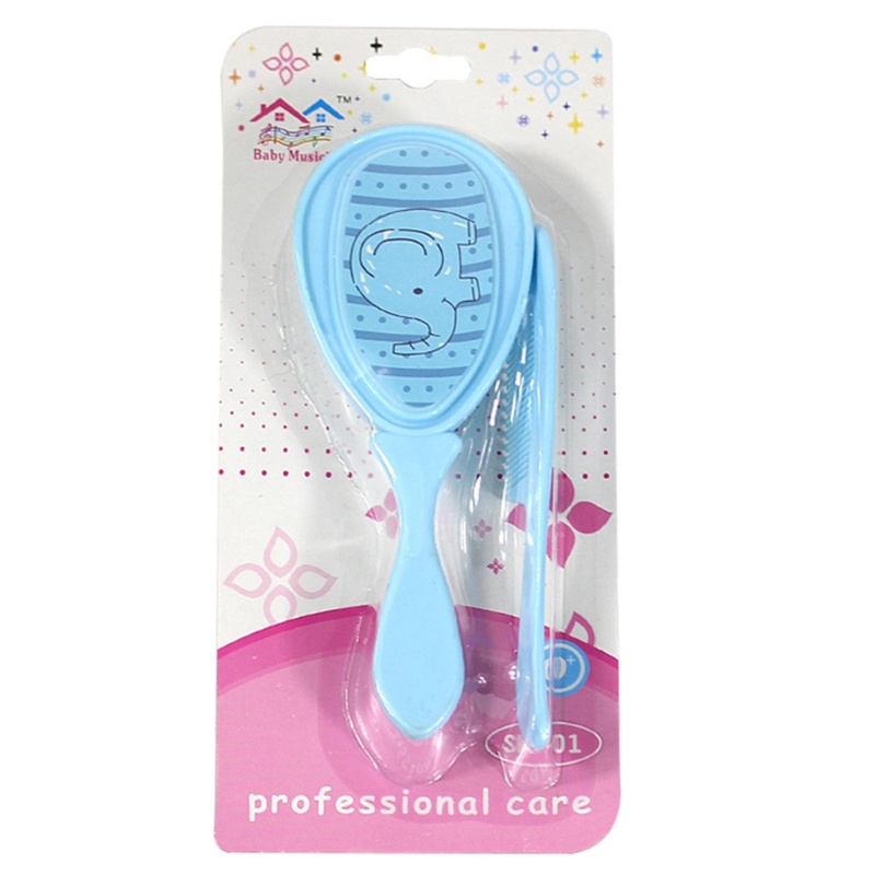 Mary Set Sisir + Sikat Grooming Untuk Perawatan Kulit Sensitif Bayi