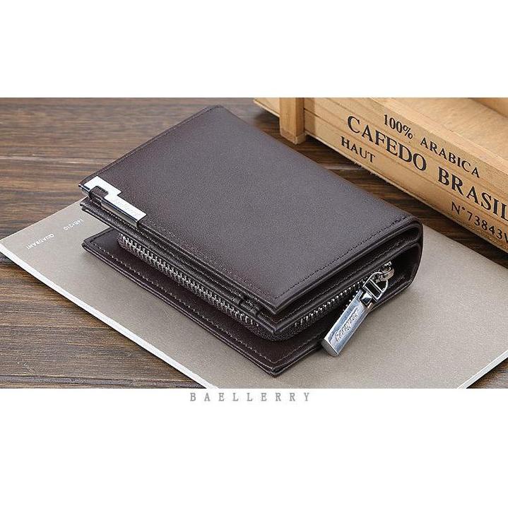 D025 Dompet Lipat Baellery Kulit PanjangKartu Import "SEK.31Oc22g"