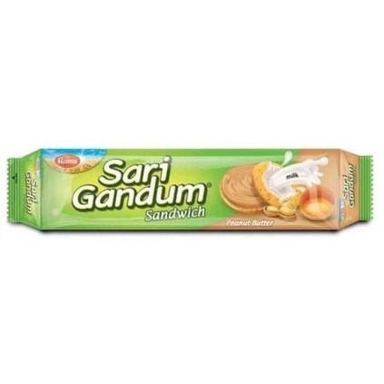 

Roma Sari Gandum 115gr Peanut Butter Cokelat/ Sandwich Biskuit Snack Cemilan