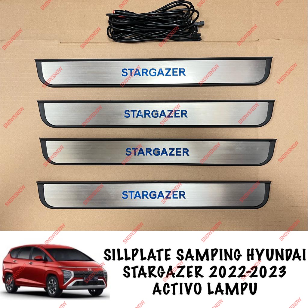 Sillplate Samping Mobil Hyundai Stargazer 2022 2023 Activo Non Lampu / Lamp