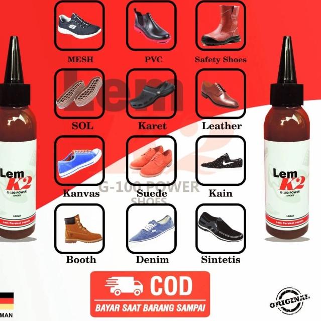 

LEM SEPATU SUPER REKAT 100ml ORIGINAL K2