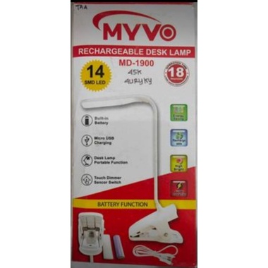 Lampu Belajar Led Charge bisa dijepit
