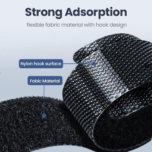 Isi 5 Pcs UGREEN Strap Kabel Management Adjustable Cord Ties