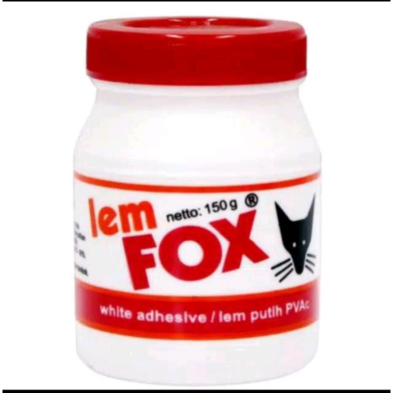 

Lem Fox Putih Botol 150 gr