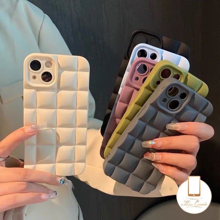 Soft Case Matte Warna Permen Gaya Vintage Untuk iPhone 8Plus 7Plus 11 12 13 14 Pro MAX XR X XS MAX 6 6s 7 8 Plus SE 2020