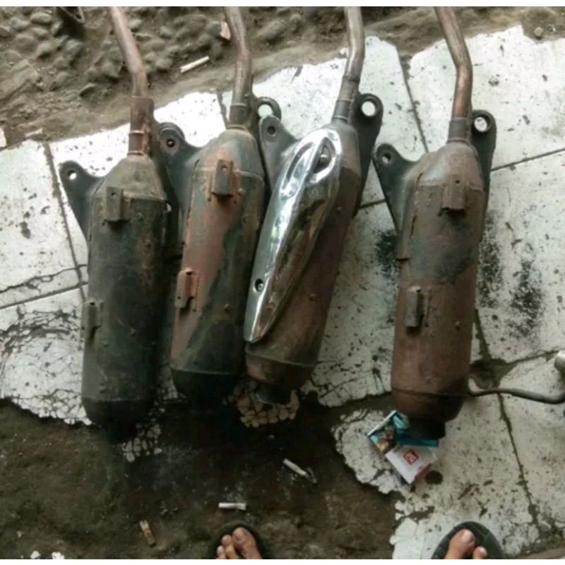 kenalpot standar Mio lama copotan original