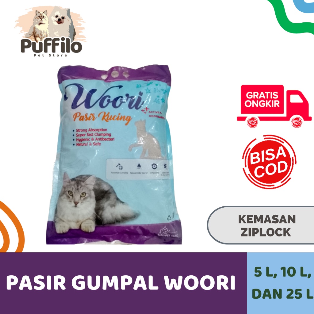 PASIR GUMPAL BENTONITE WOORI 10L