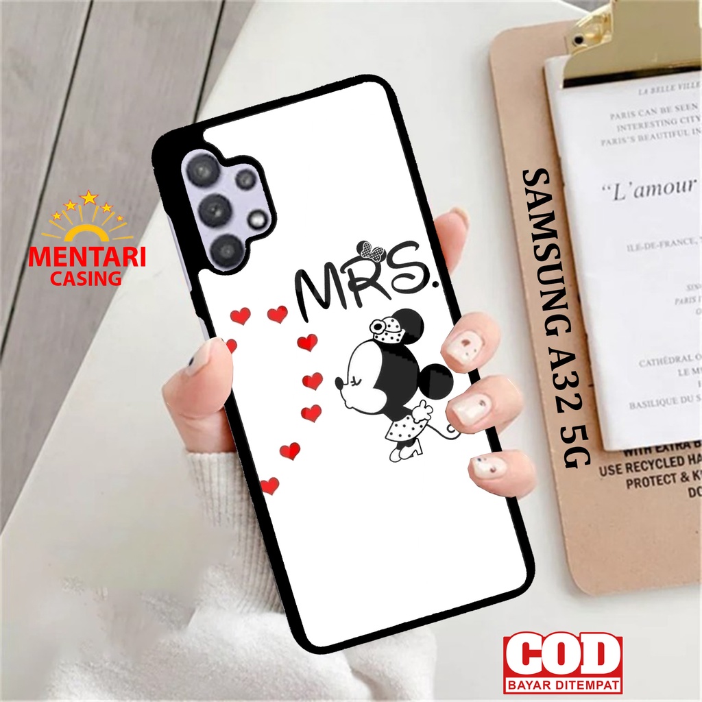 Case SAMSUNG A32 5G CASING SAMSUNG A32 5G [ COUPLE MICKEY ] Mentari casing case hp kondom hp case cu