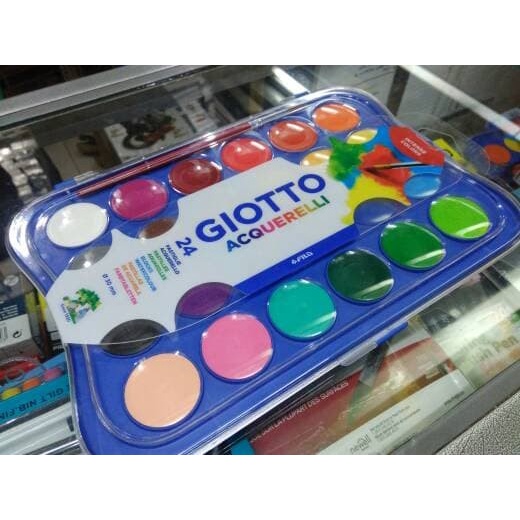 

Murah Giotto Acquerelli/ Water Colour Cake 24 Colours Sale!!!