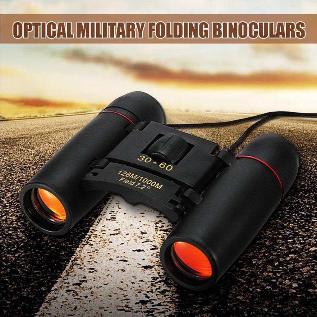 Teleskop Binokular Lipat 30x60 HD Zoom Dengan Night Vision Untuk Hunting / Camping (house2020)