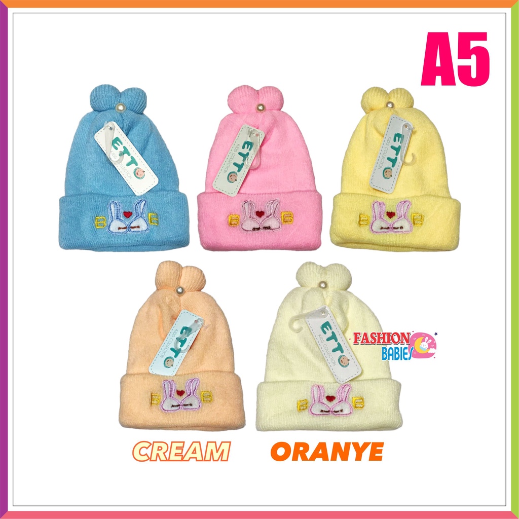 ❤ Fashionbabies ❤ TOPI ETTO RAJUT PITA BAYI / KUPLUK BAYI / TOPI RAJUT ANAK HANGAT