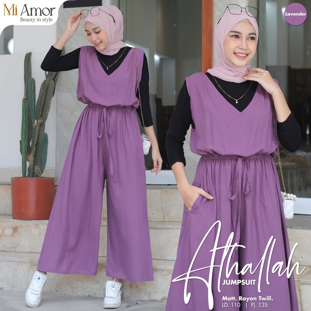 Athalah Jumpsuit Wanita Original Produk By Mi Amor