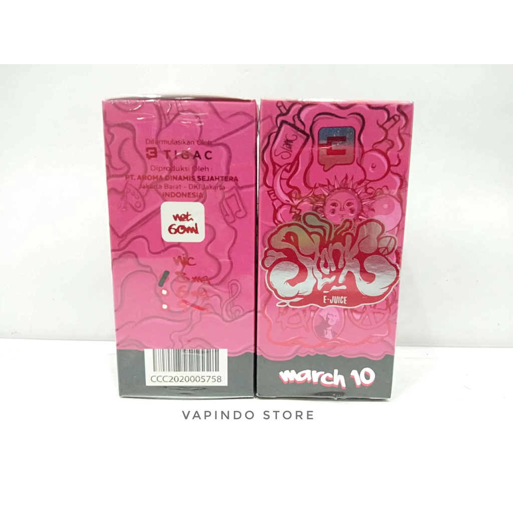 SLANK V2 MARCH 10 60ML 3MG BY SLANK X TIGAC LIQUID