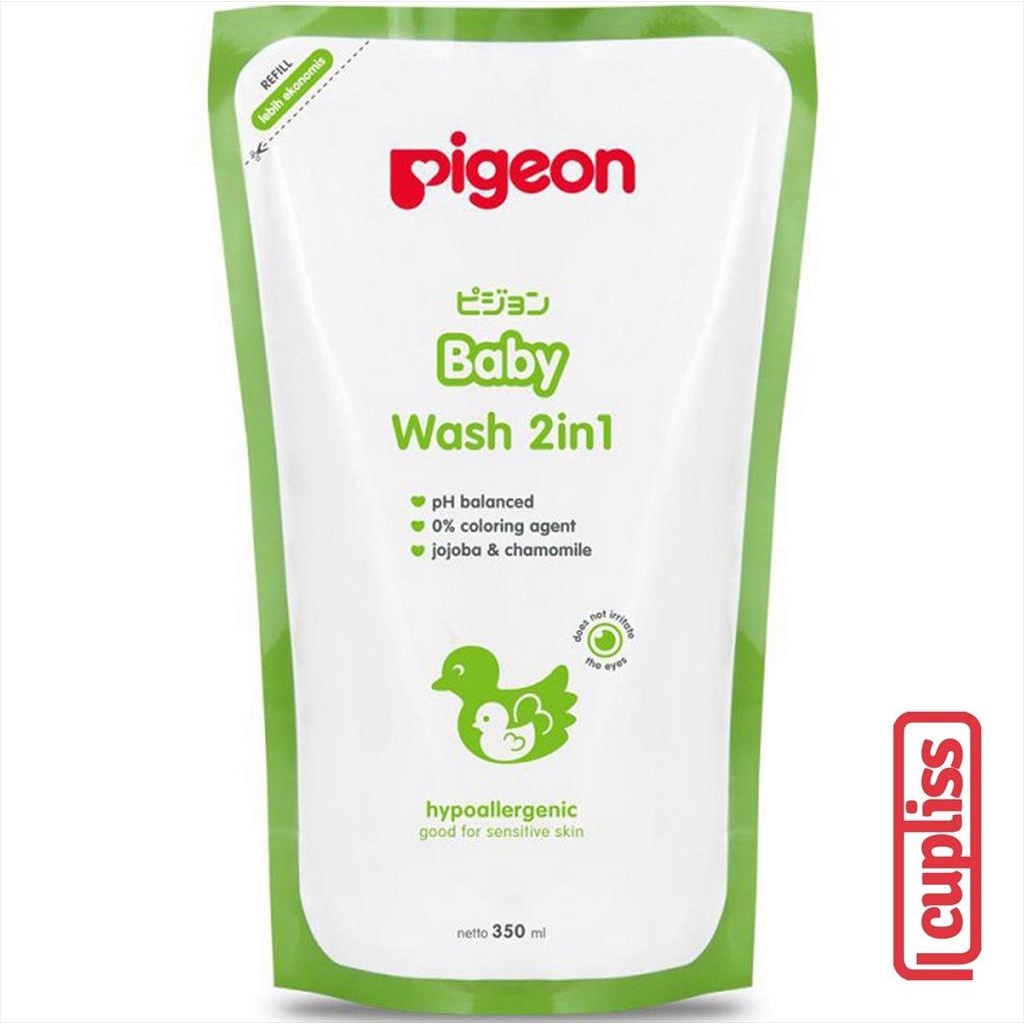 PIGEON Baby Wash Chamomile 2in1 350ml Refill Pouch Sabun 350 ml