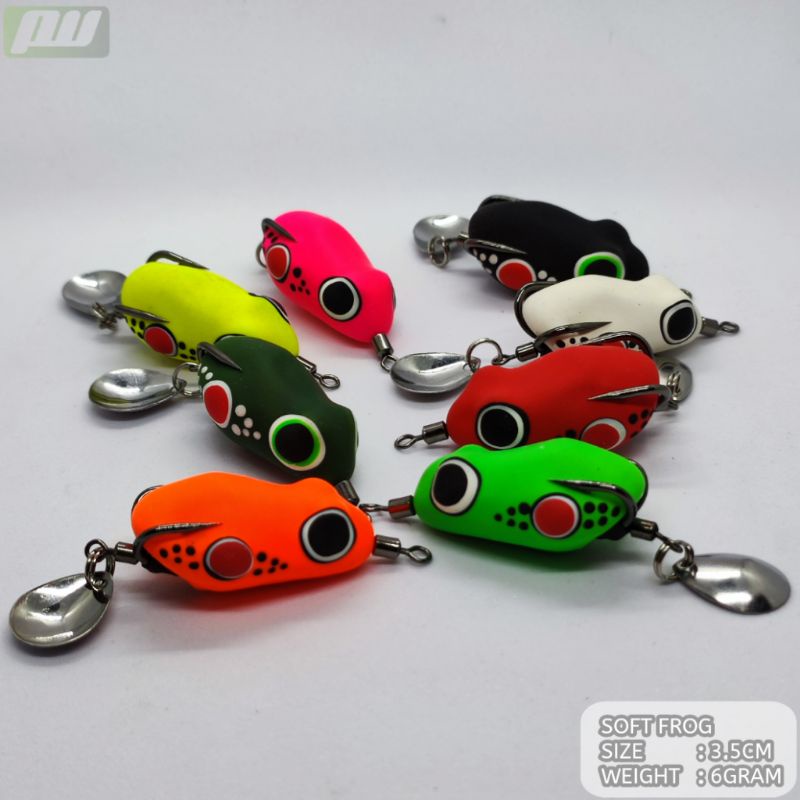 Soft Frog 3,5cm Umpan Casting Gabus