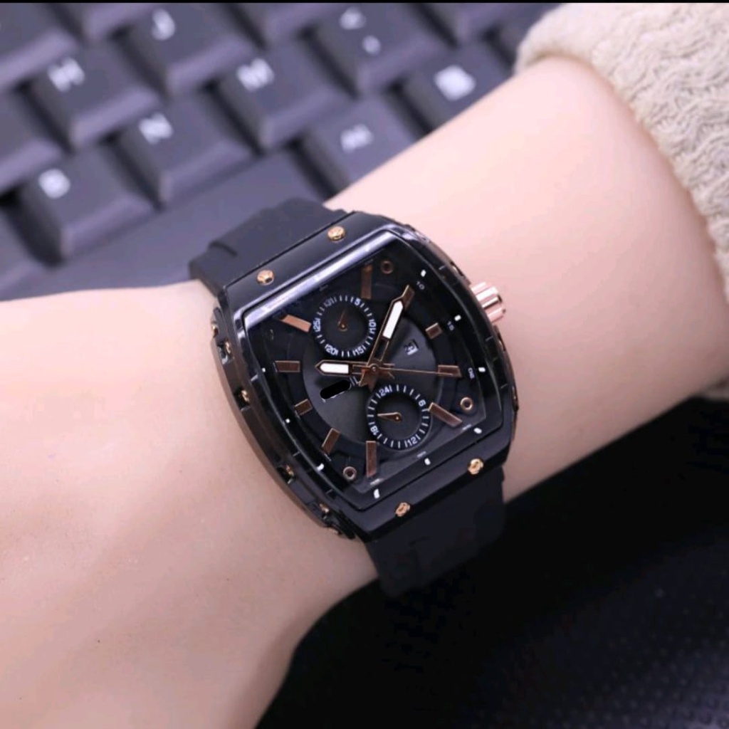 jam tangan wanita terbaru 2022 jam tangan wanita terkece strap rubber tanggal aktif