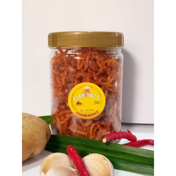 

Kentang Mustofa/Keripik Kentang/Kering Kentang - Teri Kacang 200 gram