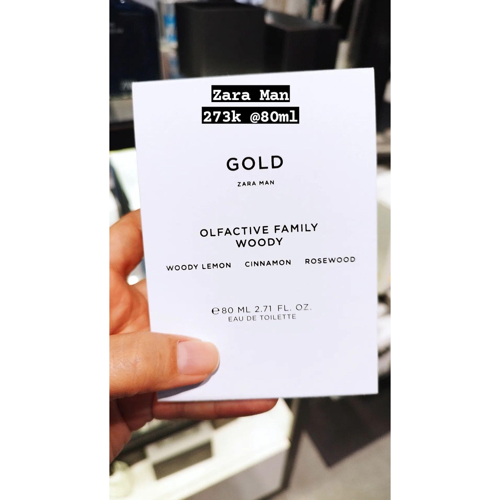 Parfum Zara Man Gold 100ml Ori Store