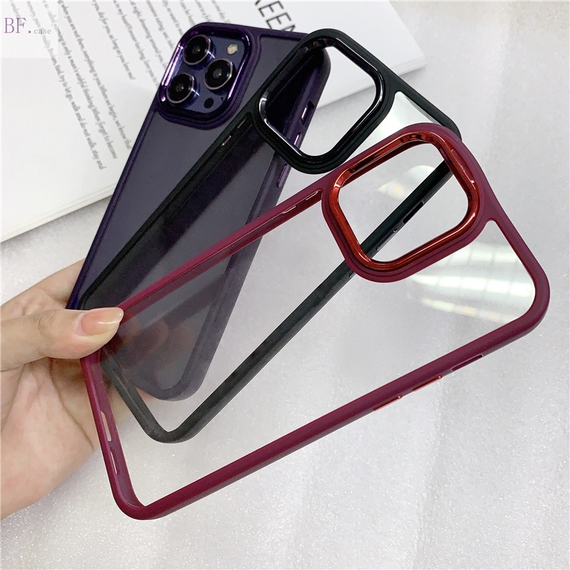 Case Pelindung Lensa Bahan Akrilik Transparan Untuk Iphone 14 13 12 11 Pro Max X XR XSMAX 6 7 8 Plus