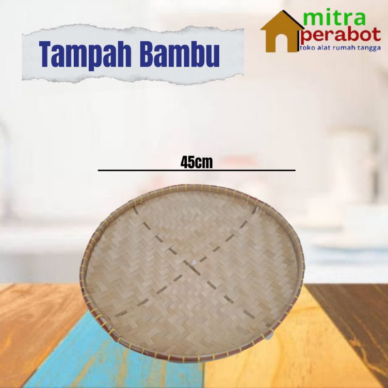 Tampah Bambu Nyiru Anyaman Kecil Nampan Bambu
