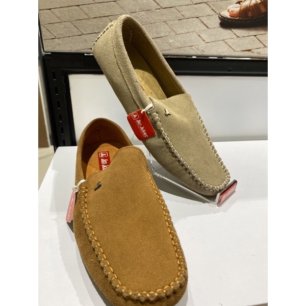 Sepatu selop pria kulit