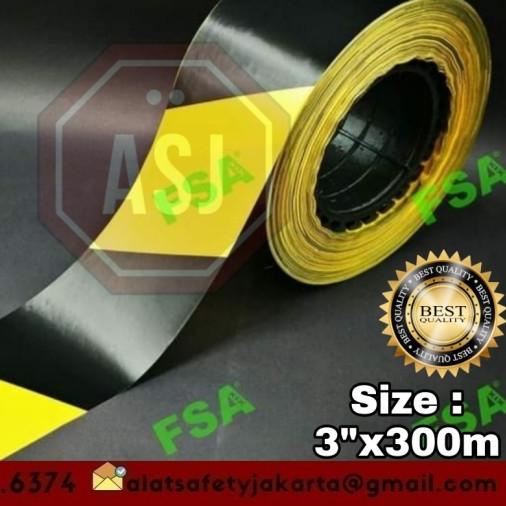 

Safety Line Garis Proyek Police Line FSA 3 x 300 Meter Kuning Hitam
