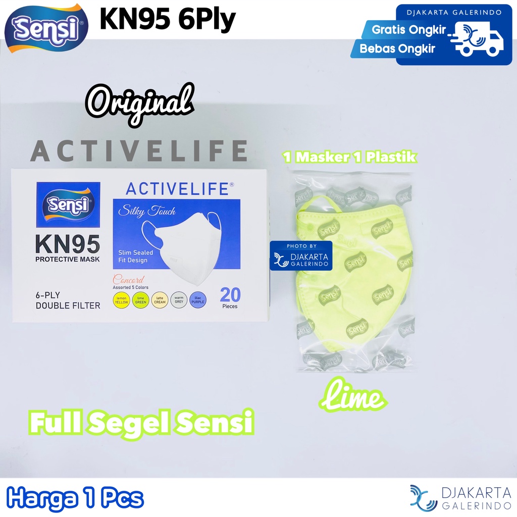 Masker SENSI KN95 6Ply Individual pack Original Sensi