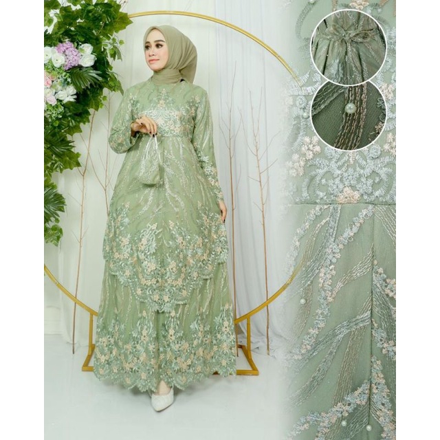 GAMIS RUNCING TUTON // BAHN TILLE BORDIR MITIARA FULL // By Ferry Mena