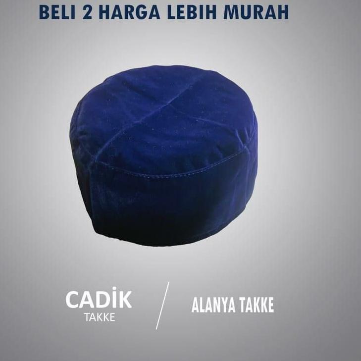 Best Peci Turki Alanya / Kopeah Turki Original / Alanya Takkesi / Peci Beludru Cadik Takkesi Termura