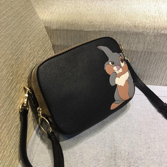Disney X Coach Original Women Crossbody Leather Sling Bag Reinerinda