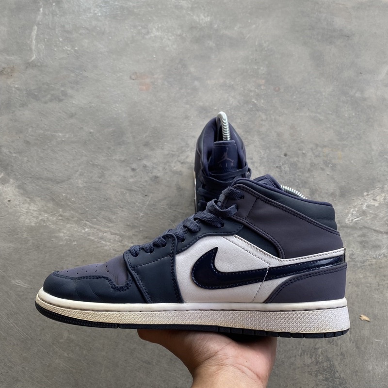 Nike Air Jordan 1 Mid Sanded Purple Second Like New