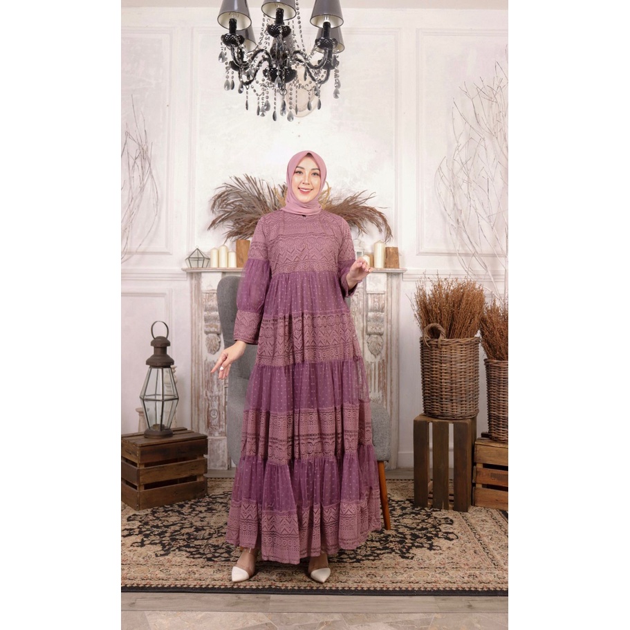 Kamala Dress Brand Pelangi Jaya || Gamis Pesta Modern Masa Kini || Premium Quality Product || Gamis Wisuda Remaja || Gamis Seragam Pesta