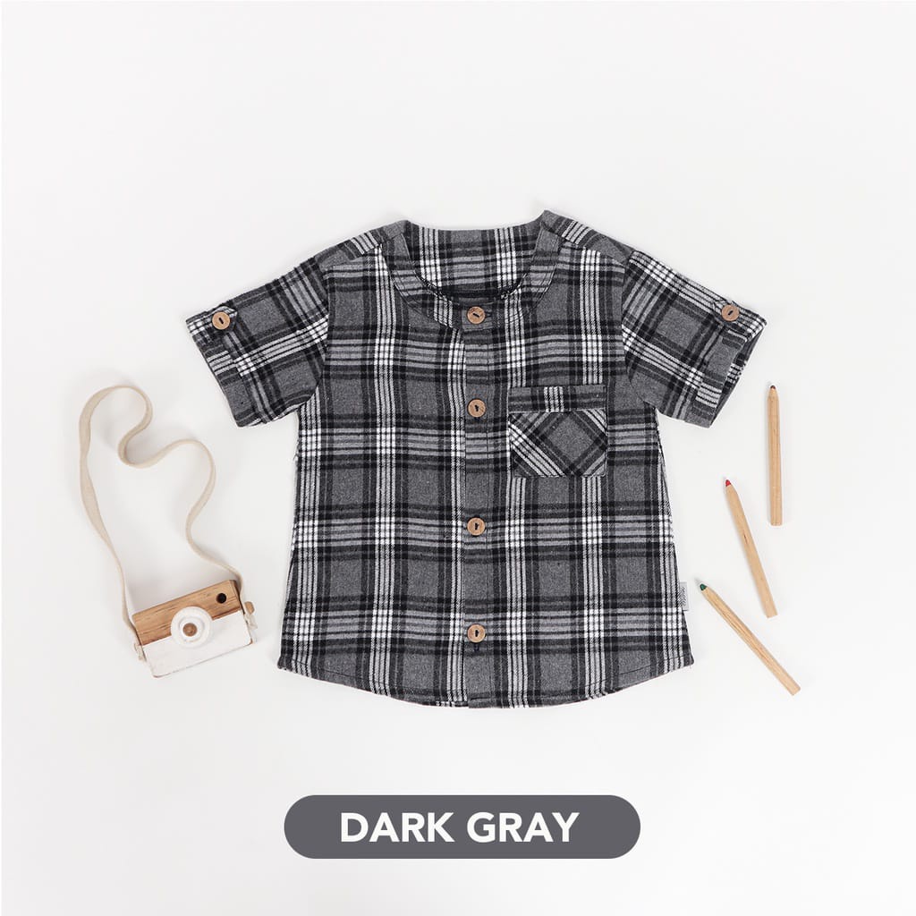 Mooi Kemeja Anak Flanel Kenji Shirt/ Mooi Kenji Shirt