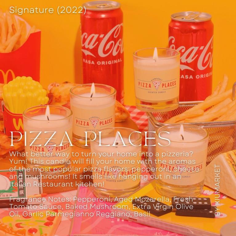 Kiumarket - Pizza Places Scented Candle Lilin Aromatheraphy "LV.31Oc22ᴾ"