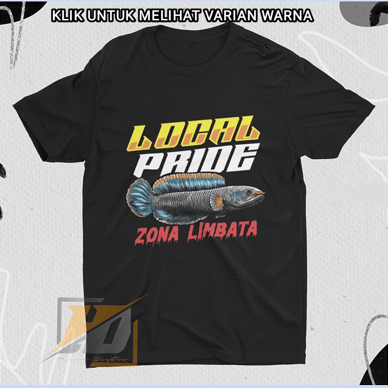 Baju Ikan channa Lokal pride/Kaos anak laki-laki perempuan gambar ikan channa limbata terbaru/baju c